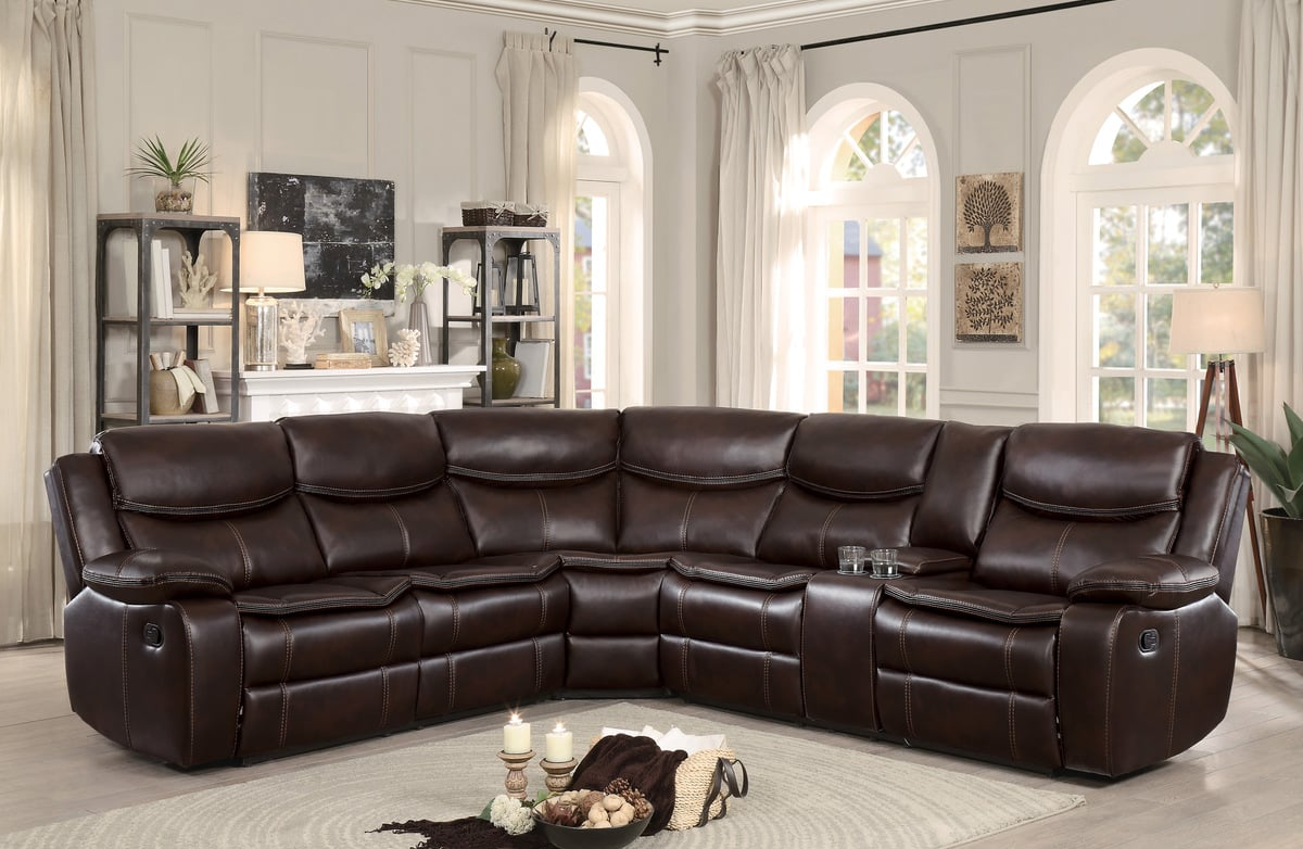 3-Piece Sectional with Right Console