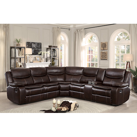 3-Piece Sectional with Right Console