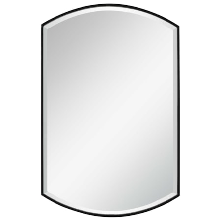 Shield Shaped Iron Mirror