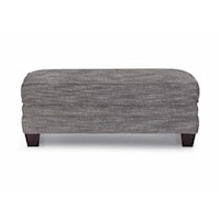 Casual Rectangular Accent Ottoman