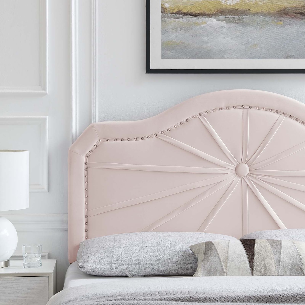 Modway Kristin Pleated Full/Queen Headboard