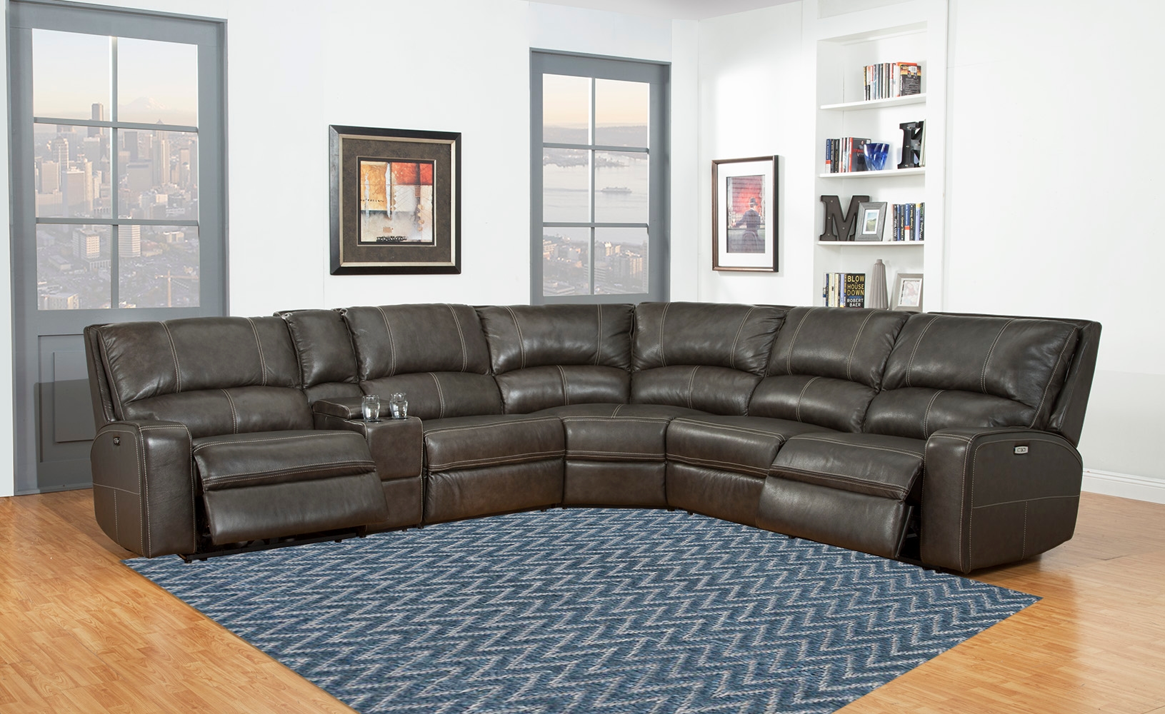 Parker Living Swift 6-Piece Power Reclining Sectional Sofa