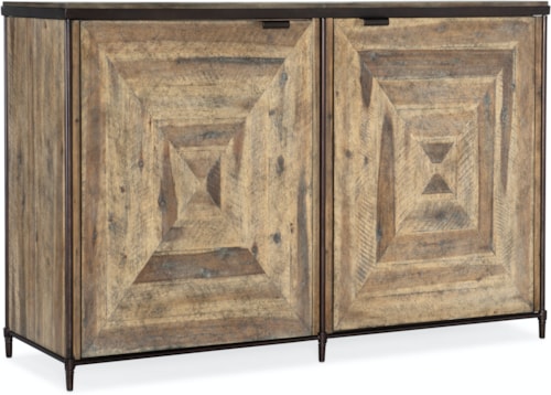 Transitional 2-Door Accent Cabinet