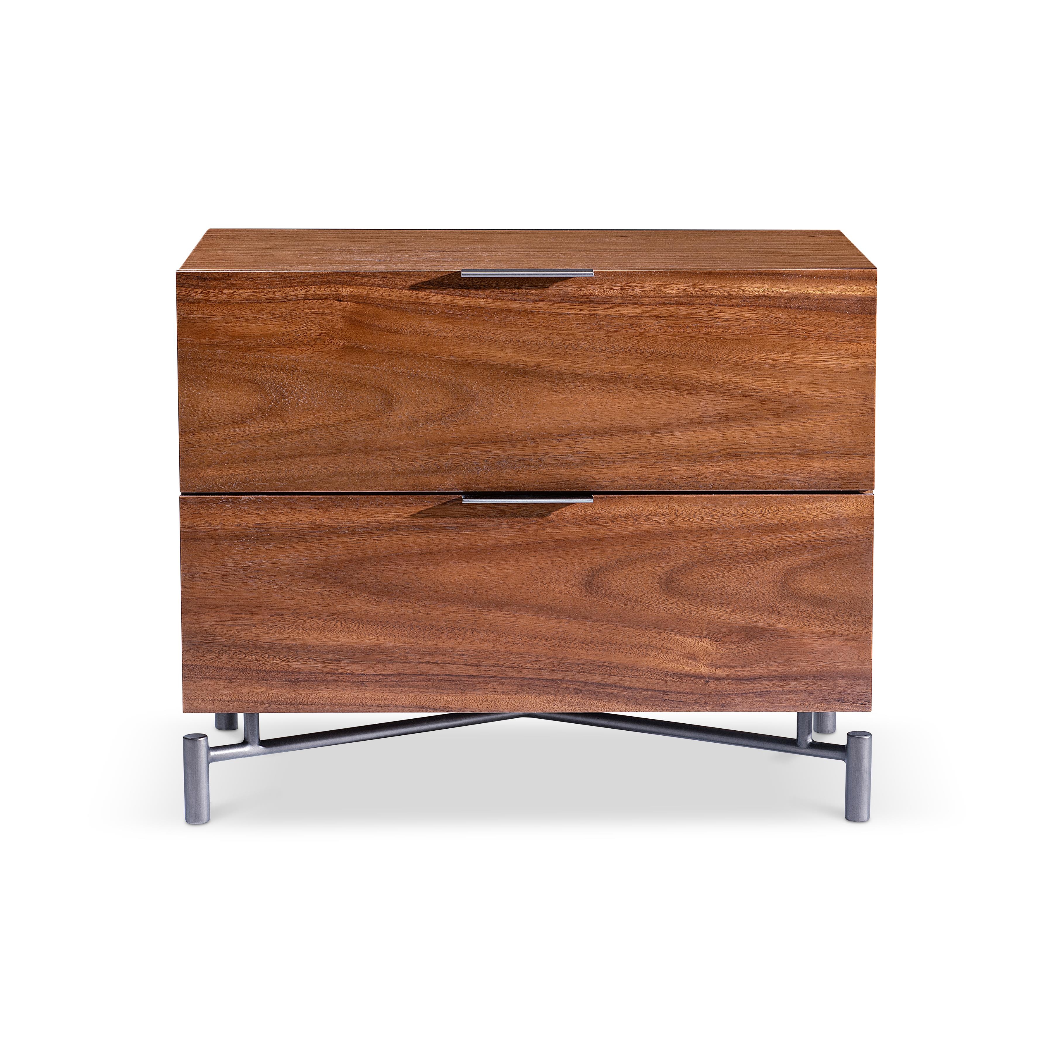 Brasea 2 Drawer Nightstand