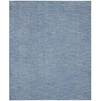 7' x 10' Blue/Grey Rectangle Rug