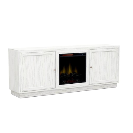 70" Low Profile Fireplace Console