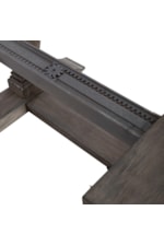 Liberty Furniture Westfield Transitional 7 Piece Trestle Table Set
