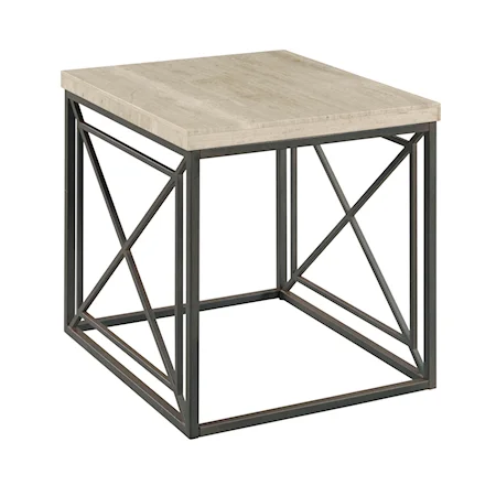 Contemporary Rectangular End Table