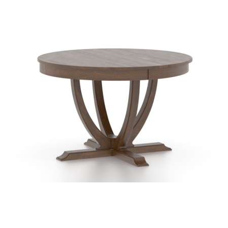 Round Table w/Rounded Pedestal Base