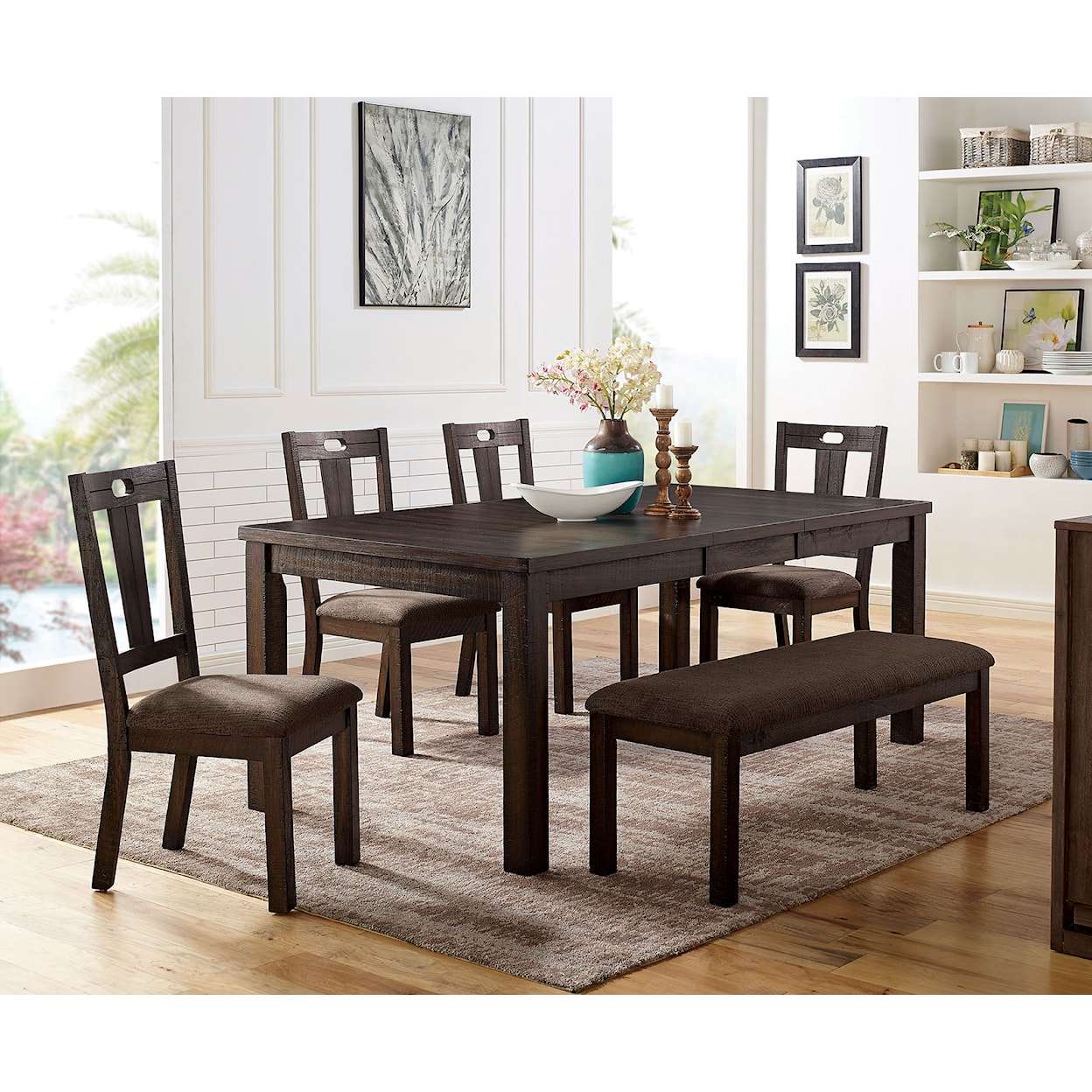 Furniture of America - FOA Burton Dining Table