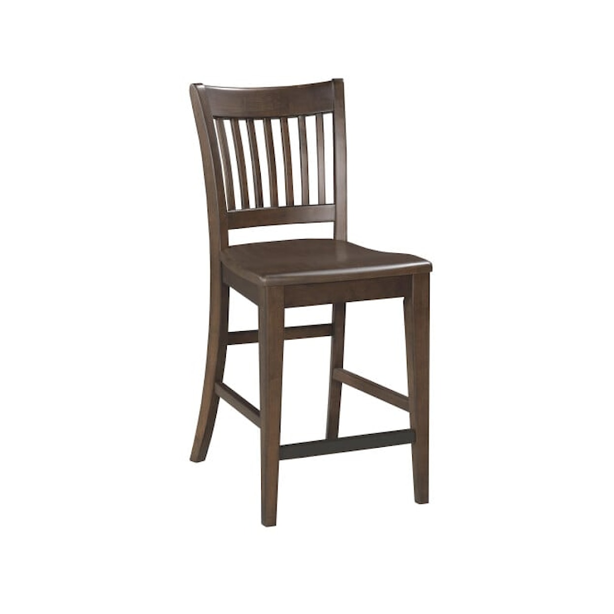 Kincaid Furniture Kafe' Tall Rake Back Chair, Mocha