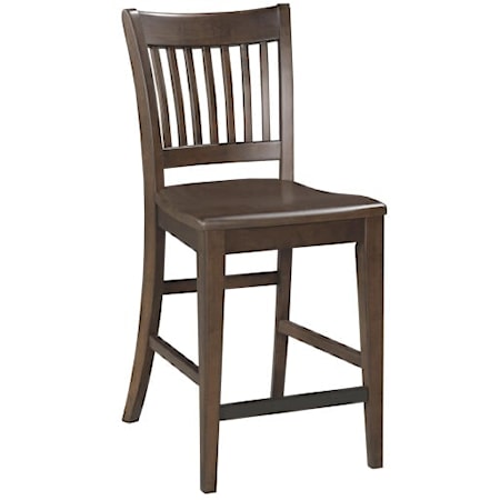 Traditional Tall Slat Back Dining Chair