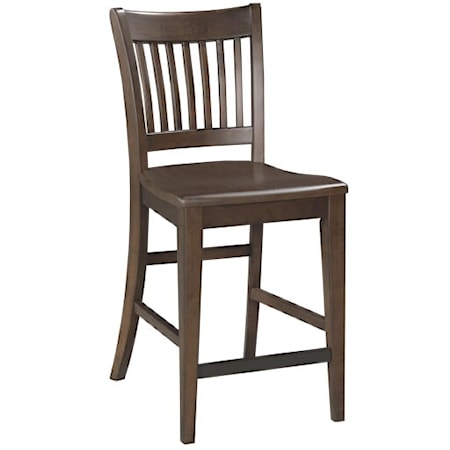 Tall Rake Back Chair, Mocha