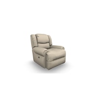 Casual Power Space Saver Recliner with Power Tilt Headrest and USB Charging Port