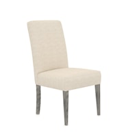 Transitional Customizable Upholstered Side Chair