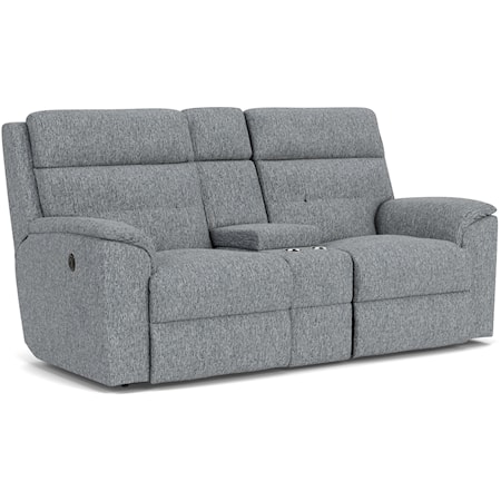 Power Reclining Loveseat with Console