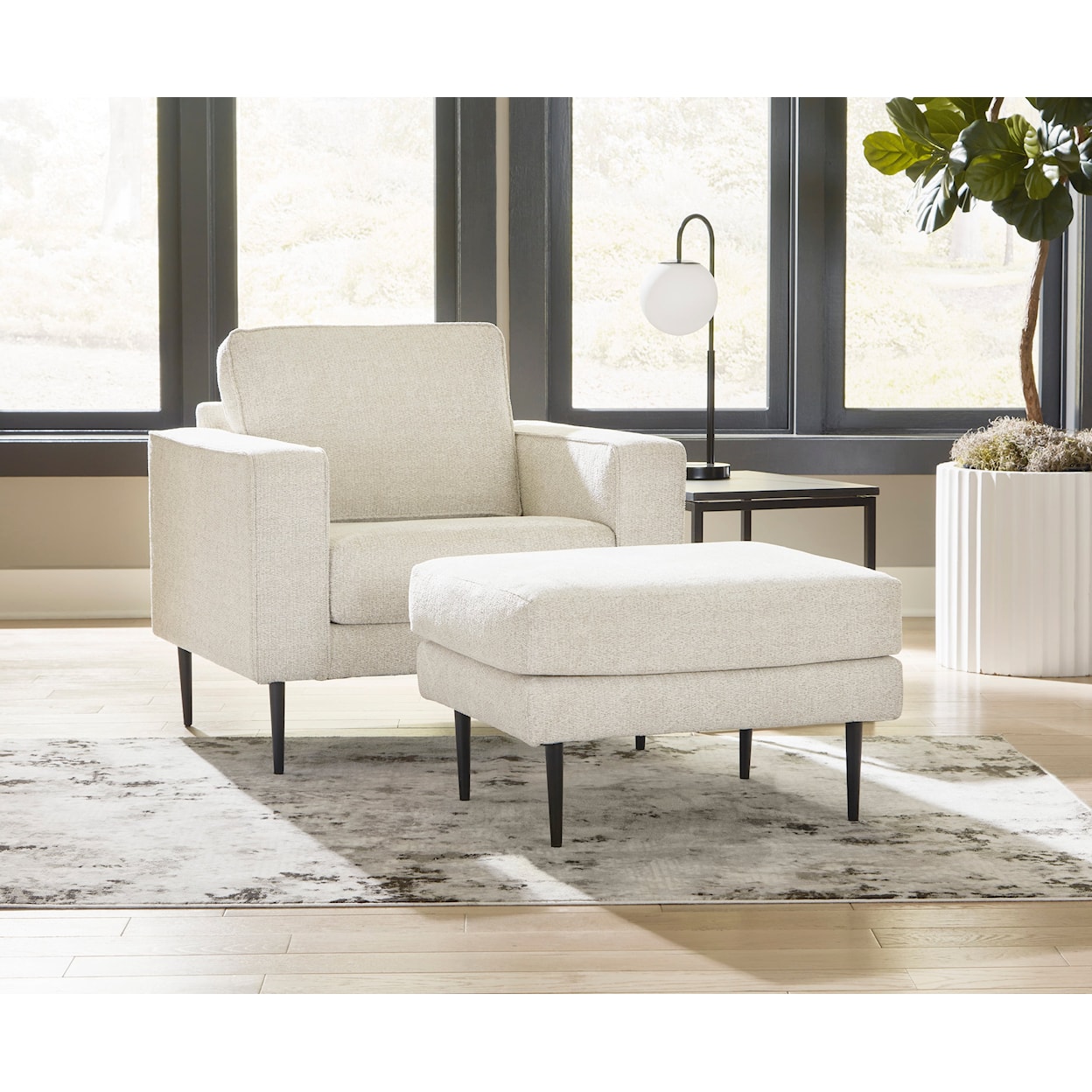 Signature Design by Ashley Hazela Chair and Ottoman Set