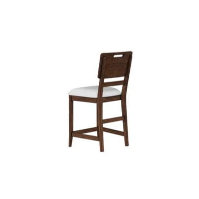 Bernards Danville Upholstered Full-Back Counter Chair