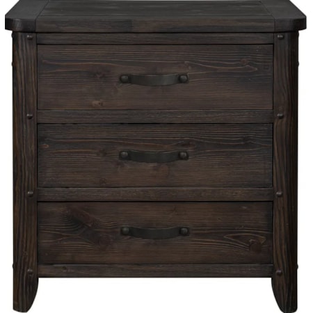 3-Drawer Nightstand