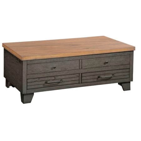Lift-Top Cocktail Table