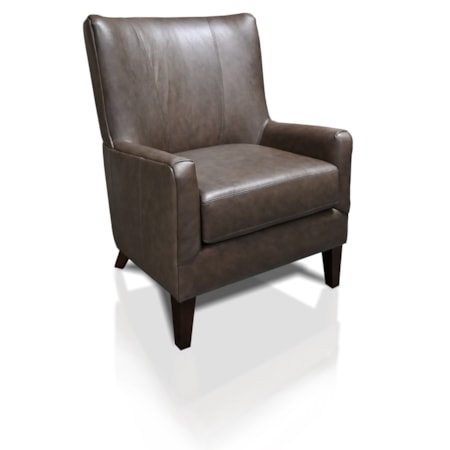 Curved Back Accent Chair