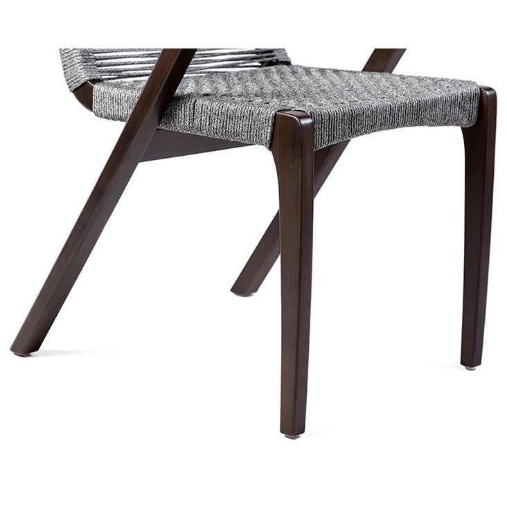 Armen Living Brielle Outdoor Patio Dining Chair - Set of 2