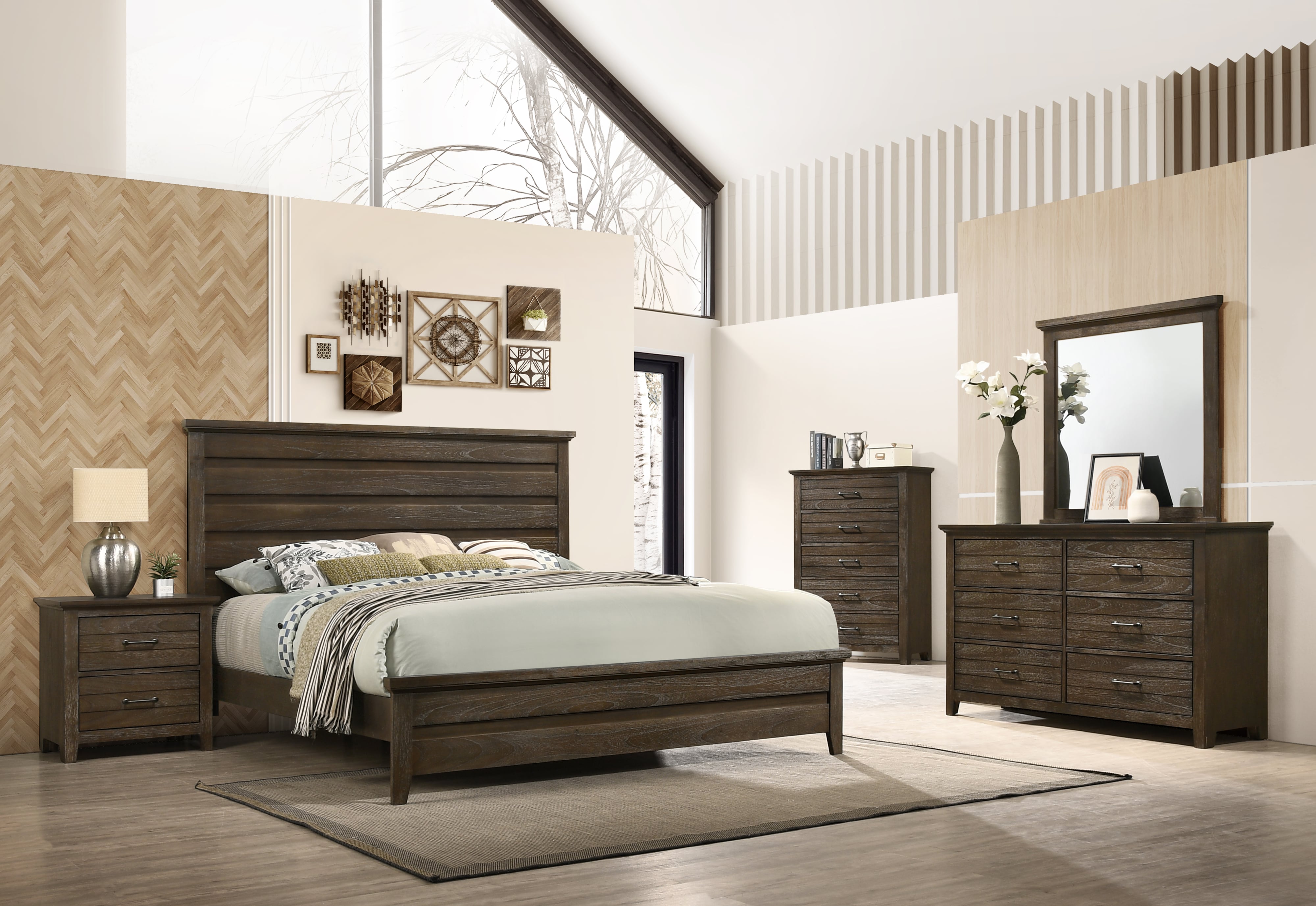 Queen Panel Bed