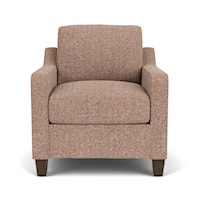 Transitional Accent Chair with Track Arms