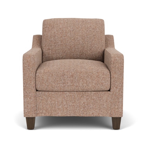 Transitional Accent Chair with Track Arms