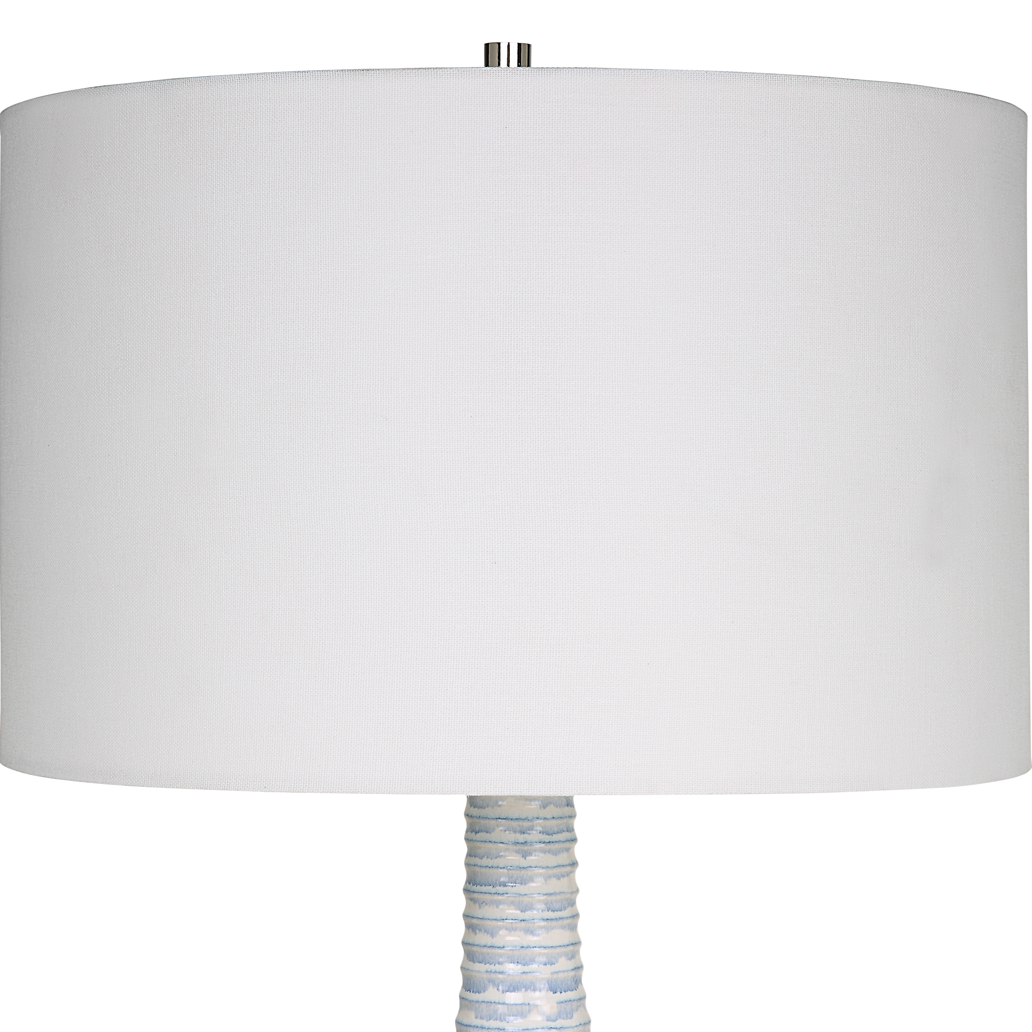 Uttermost Clariot Clariot Ribbed Blue Table Lamp