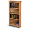 Archbold Furniture Alder Bookcases Customizable 24 X 48 Alder Bookcase