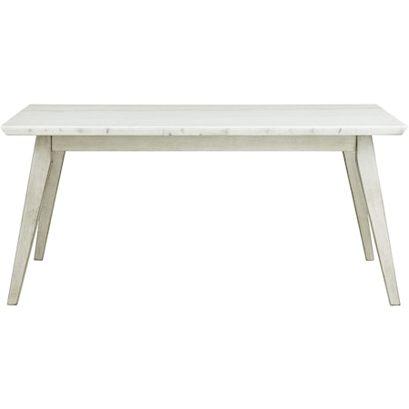 Contemporary Dining Table with Marble Top