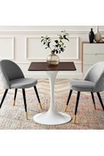 Modway Lippa 28" Square Dining Table