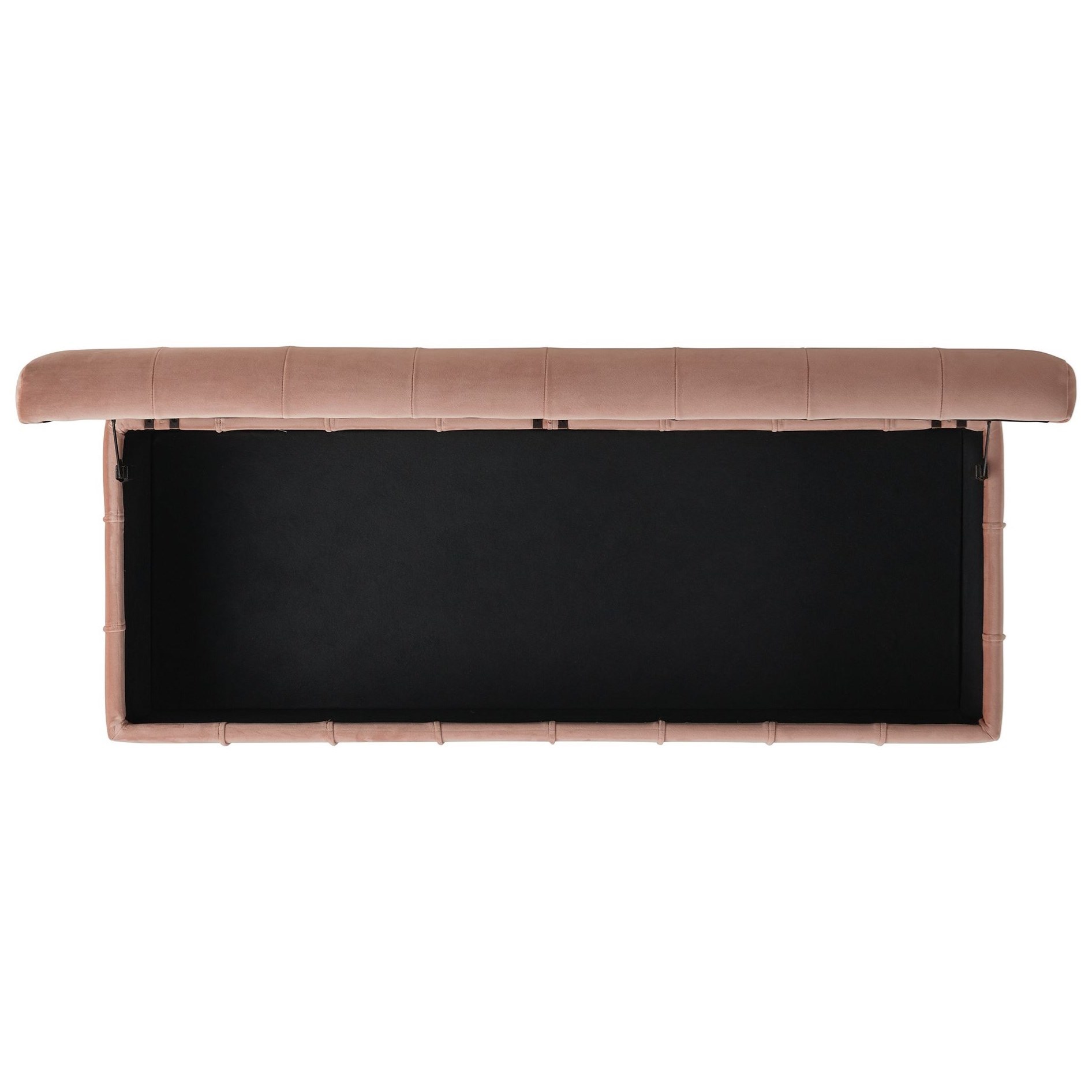 Elements International Crosby- Tufted Storage Ottoman