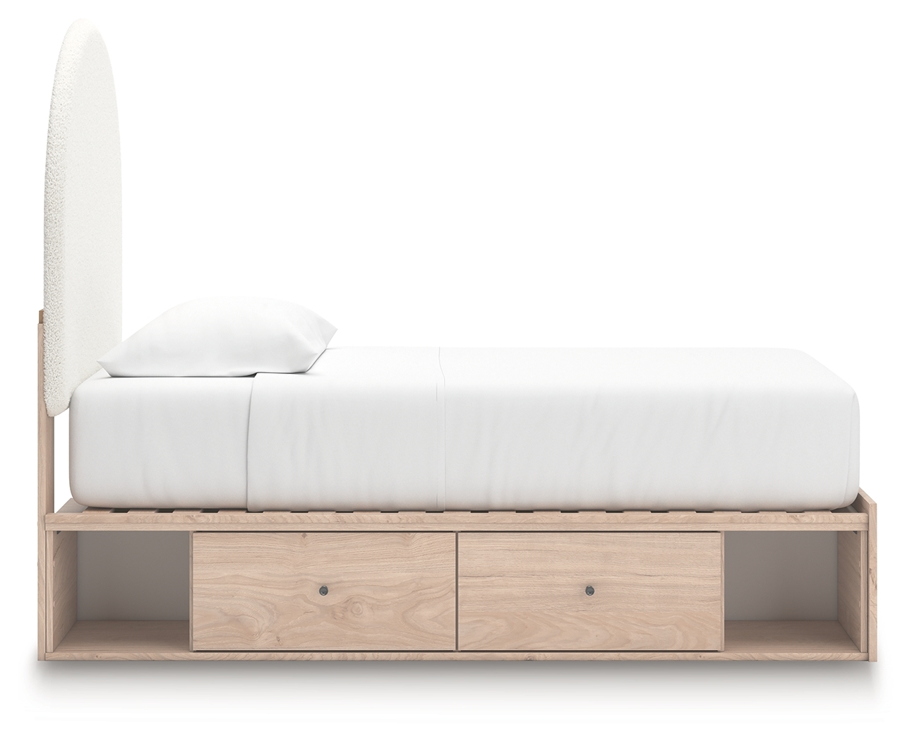 Signature Design by Ashley Shapella Twin Upholstered Panel Bed