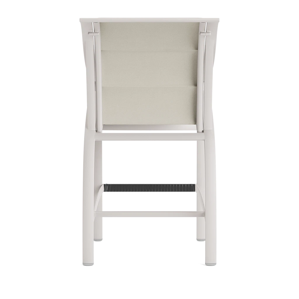 Brown Jordan Pasadena Padded Sling Slope-Arm Barstool