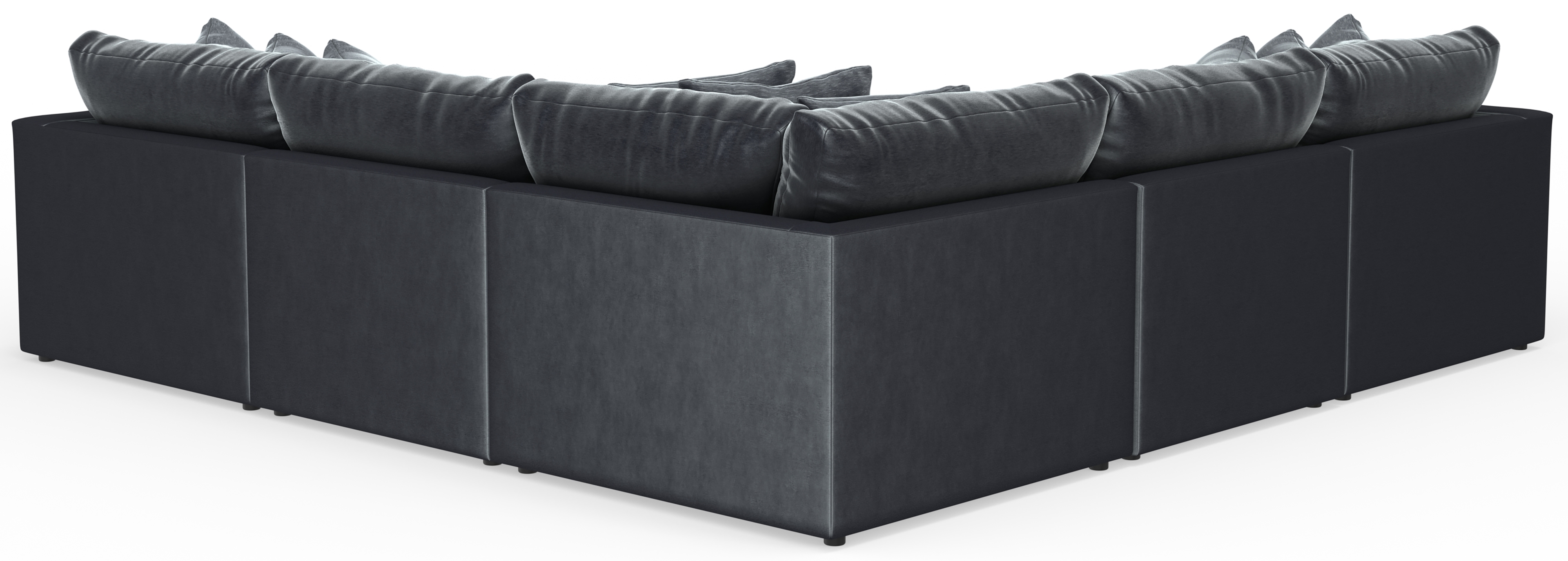 Jackson Furniture Remington 5-Piece Sectional Sofa with Cocktail Ottoman