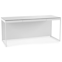 Contemporary Desk with Keyboard Drawer