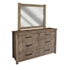 International Furniture Direct Cozumel 6-Drawer Dresser
