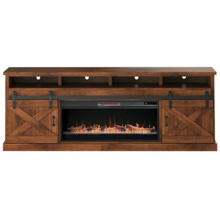 92" Fireplace Console
