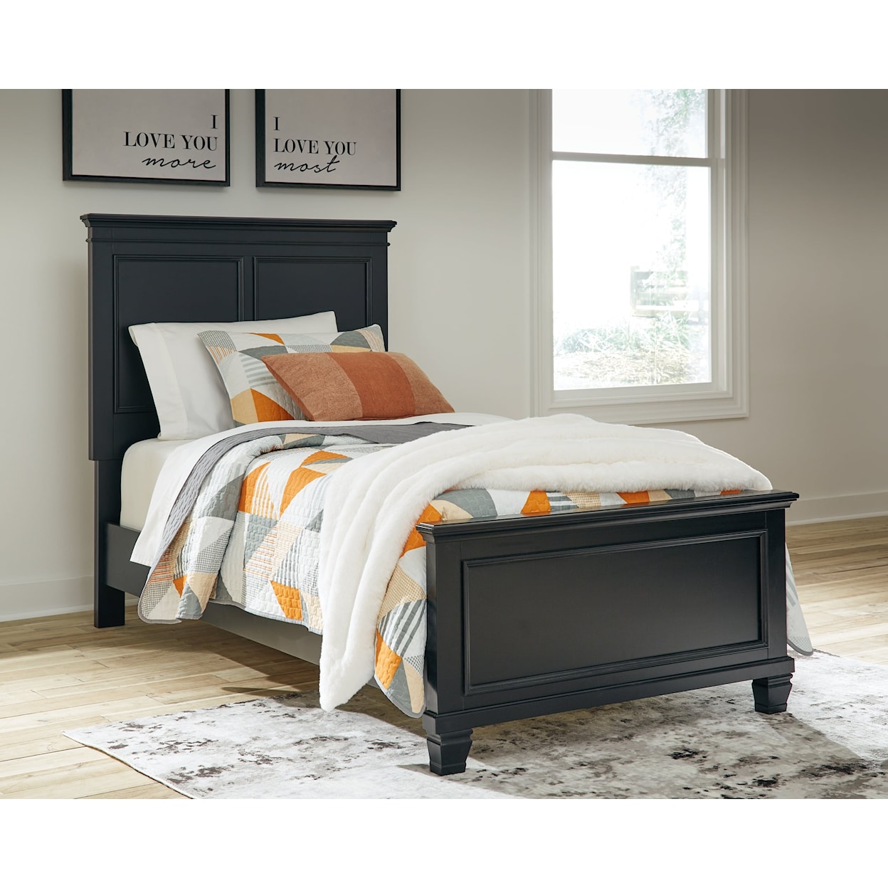 Ashley Signature Design Lanolee Twin Panel Bed