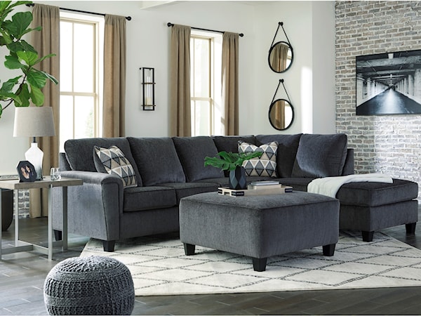 2pc Sectional and ottoman