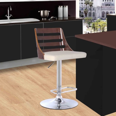 Adjustable Swivel Bar Stool