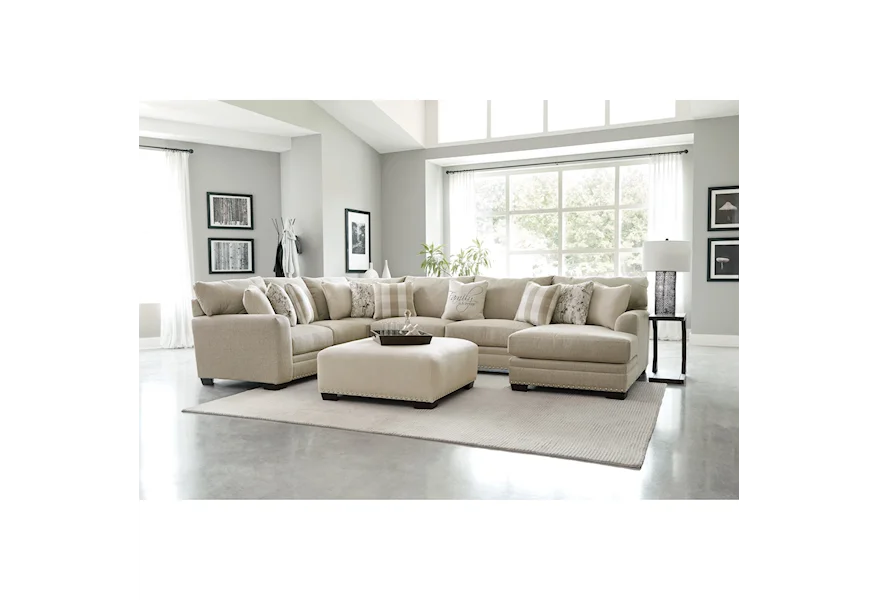 8491 Salem Sectional by Jackson Furniture at Gill Brothers Furniture