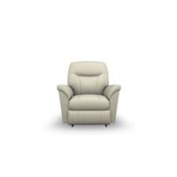 Casual Power Space Saver Recliner with Power Headrest