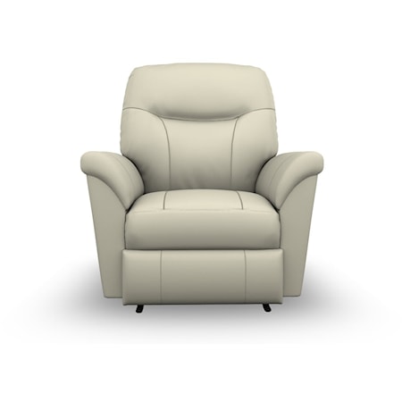 Casual Power Space Saver Recliner with Power Headrest