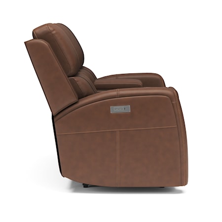 Power Reclining Console Loveseat