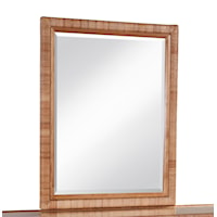 Tropical Vertical Dresser Mirror with Beveled Edge