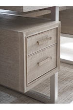 Sligh BARRINGTON Contemporary Writing Desk with Filing Cabinets