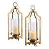 Uttermost Accessories - Candle Holders Lucy Gold Candleholders S/2